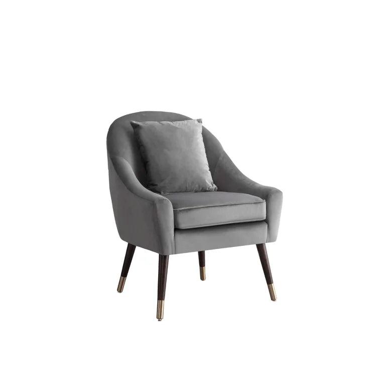 Giddings Velvet Accent Chair - Ouch Cart