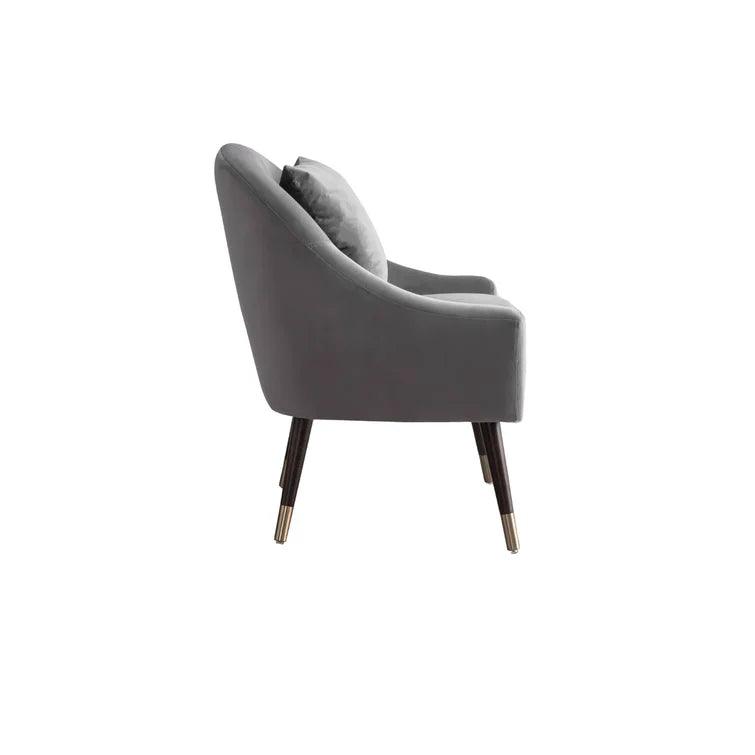 Giddings Velvet Accent Chair - Ouch Cart