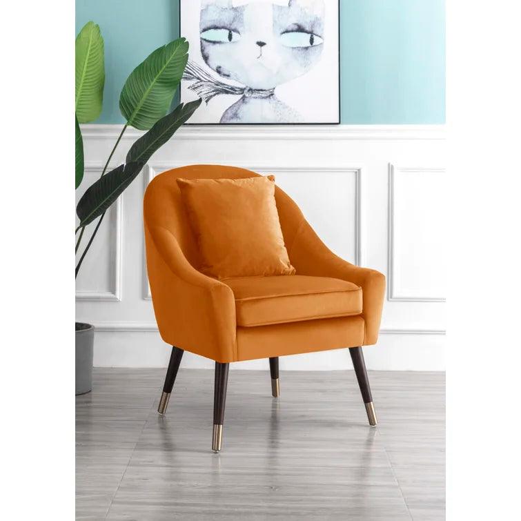 Giddings Velvet Accent Chair - Ouch Cart