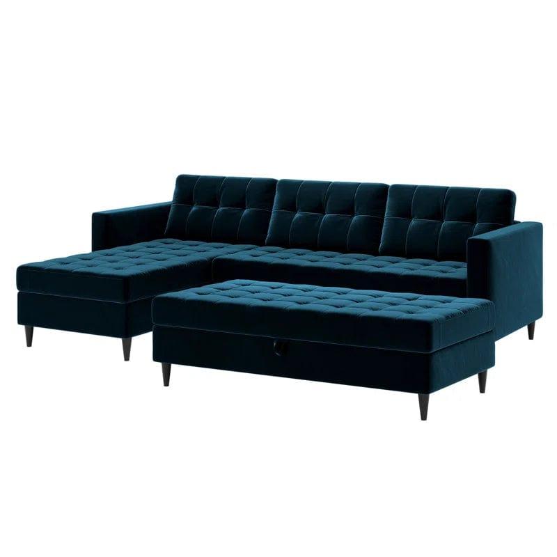 Gilmartin 3 - Piece Upholstered Corner Sofa Chaise - Ouch Cart