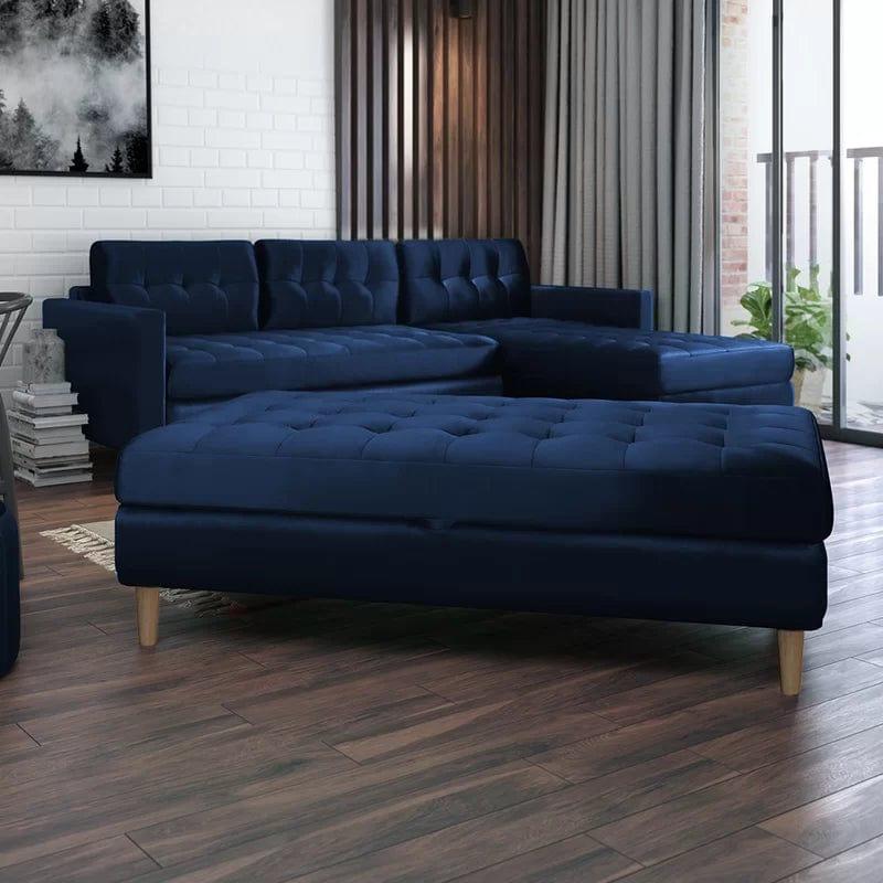 Gilmartin 3 - Piece Upholstered Corner Sofa Chaise - Ouch Cart