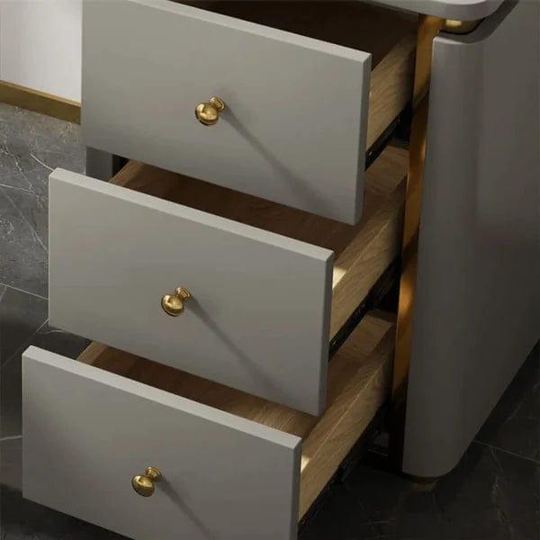 Oliver Vanity dressing table with storage - Ouch Cart