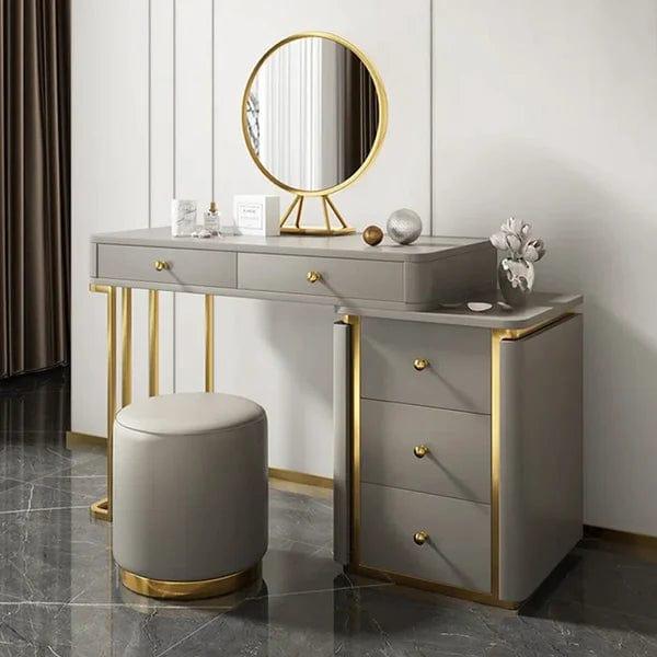 Oliver Vanity dressing table with storage - Ouch Cart