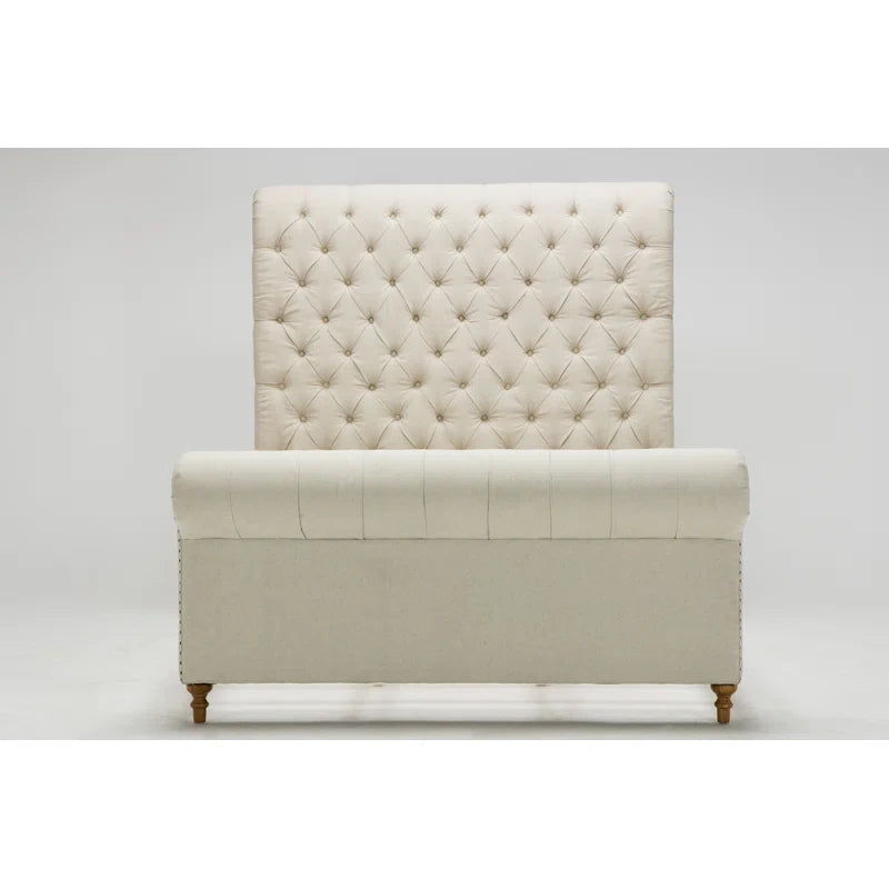 Giovani Upholstered Sleigh Bed OUCH CART
