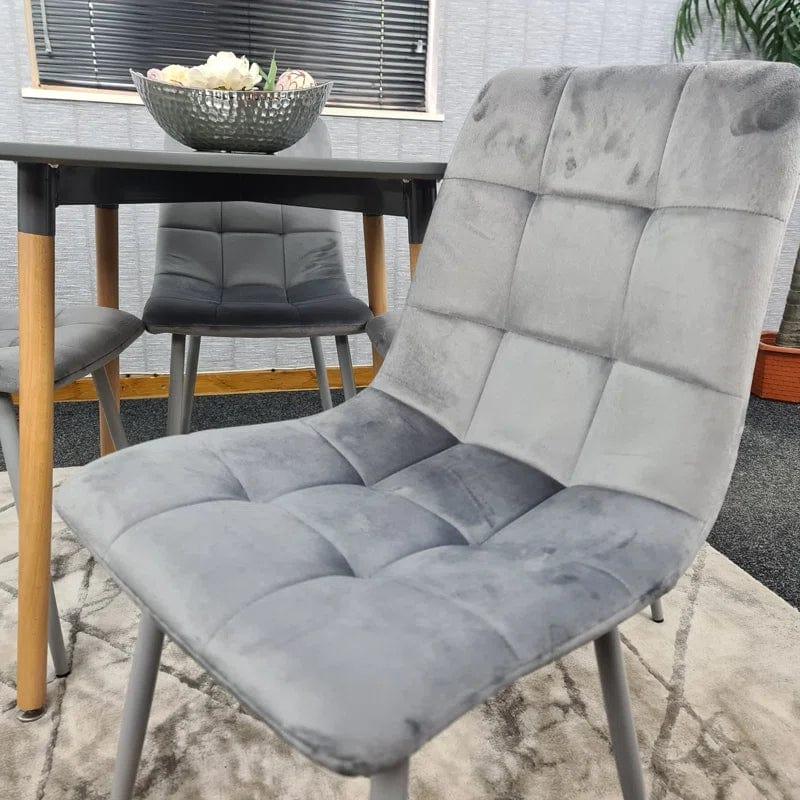 Gordin 4 - Person Manufactured Wood Dining Set - Ouch Cart