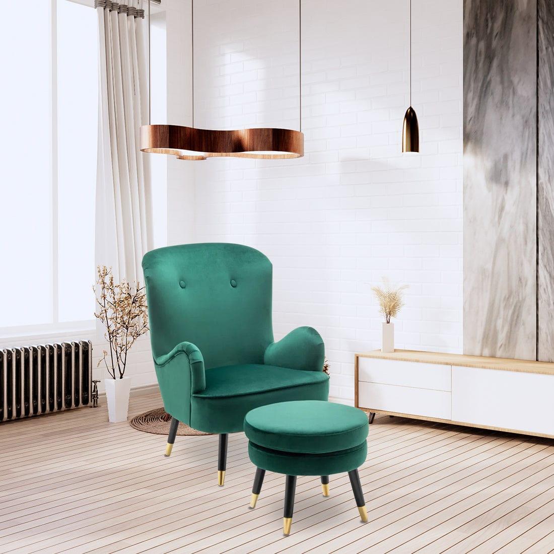 epperly chair with ottoman - Ouch Cart