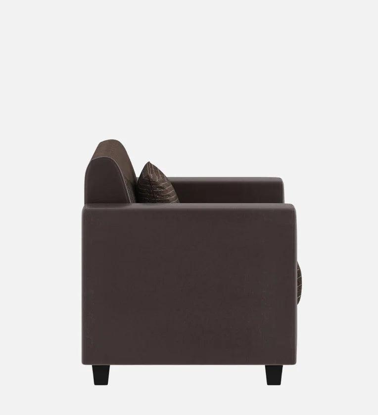 Fabric 1 Seater Sofa In Lama Brown Colour - Ouch Cart
