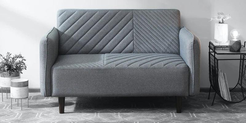 Fabric 2 Seater Sofa in Slate Grey Colour - Ouch Cart
