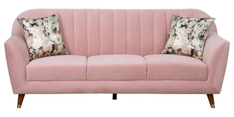 Fabric 3 Seater Sofa in Grey Colour - Ouch Cart