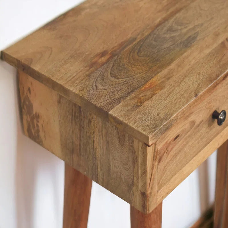 Liam Solid Wood Console Table Ouch Cart