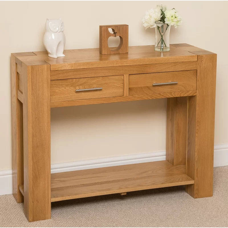 Una Solid Wood Console Table
