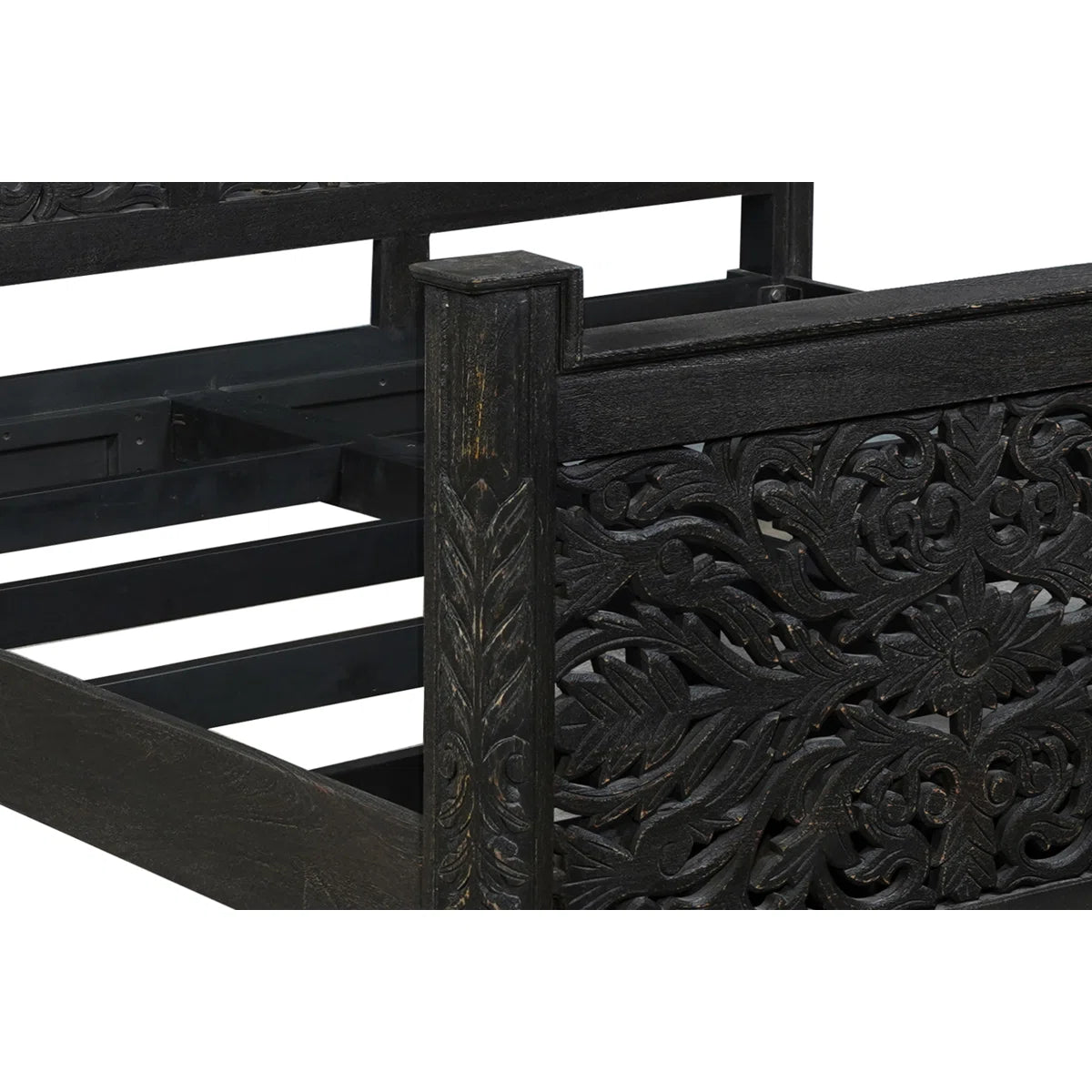 Harleen Solid Wood Standard Bed OUCH CART