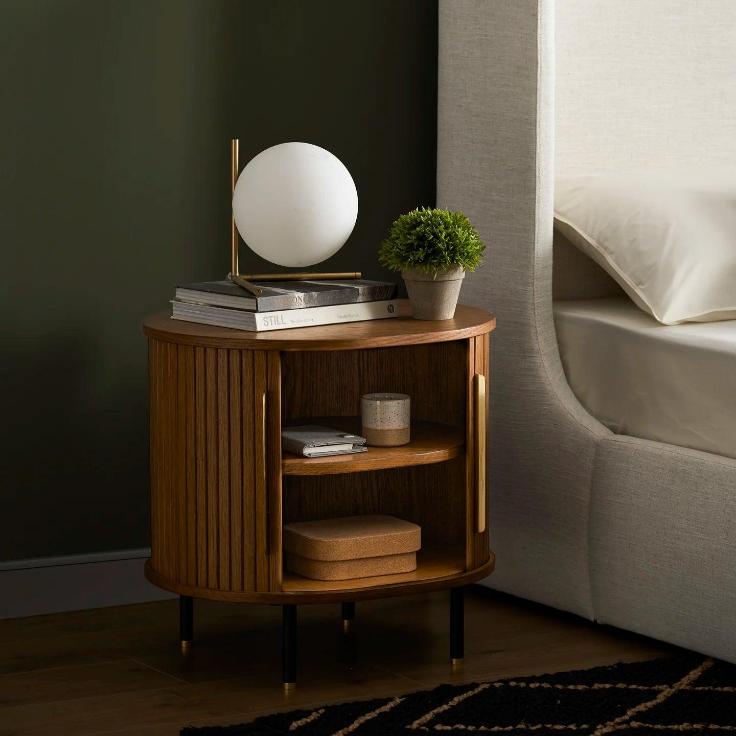 Engineered Wood Harper Side Table - Ouch Cart