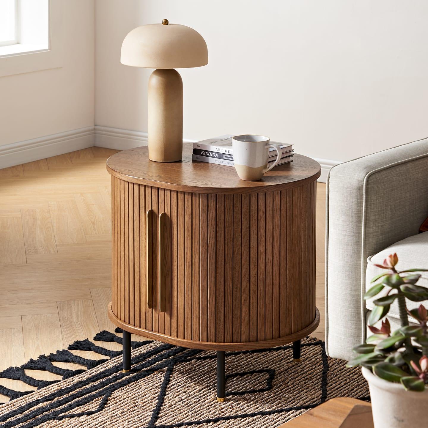 Engineered Wood Harper Side Table - Ouch Cart