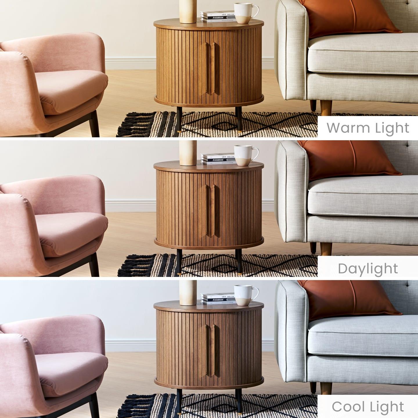 Engineered Wood Harper Side Table - Ouch Cart