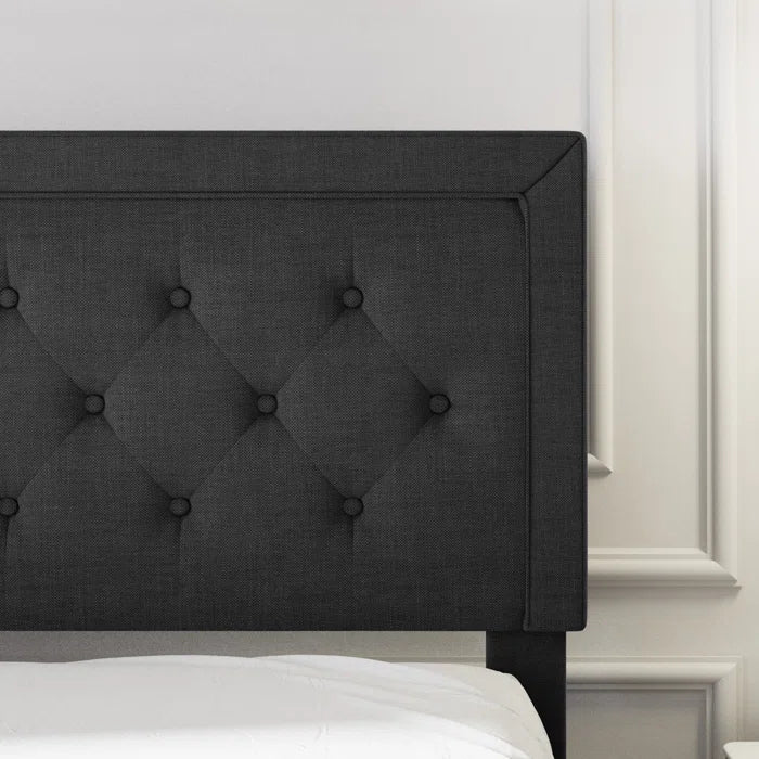 The Hegg Tufted Upholstered Platform Bed for a Dreamy Bedroom Retreat