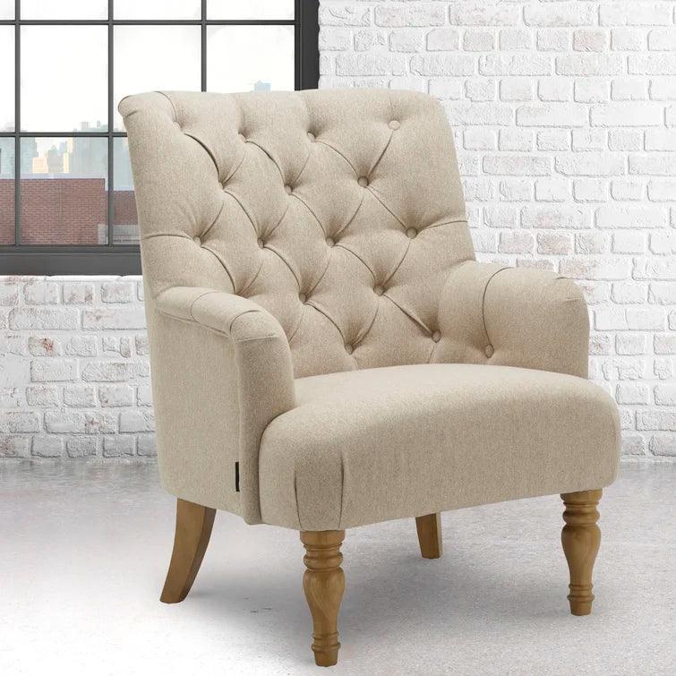 Hegland 73Cm Wide Tufted Polyester Blend Armchair - Ouch Cart | Wingchair