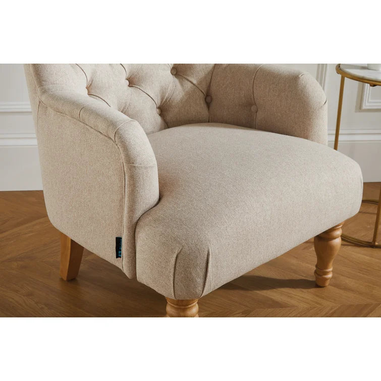 Hegland 73Cm Wide Tufted Polyester Blend Armchair