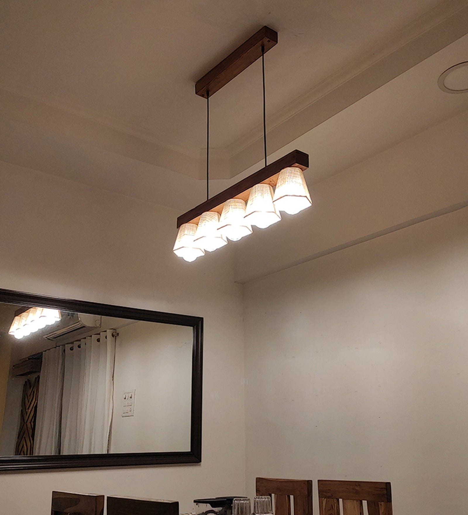 Hexa Brown Series Hanging Lamp (BULB NOT INCLUDED)