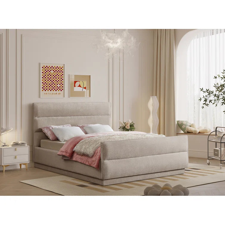 Holdon Tufted Upholstered Standard Bed OUCH CART