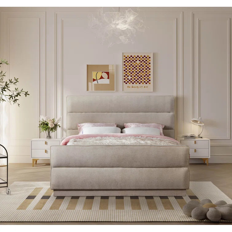 Holdon Tufted Upholstered Standard Bed OUCH CART