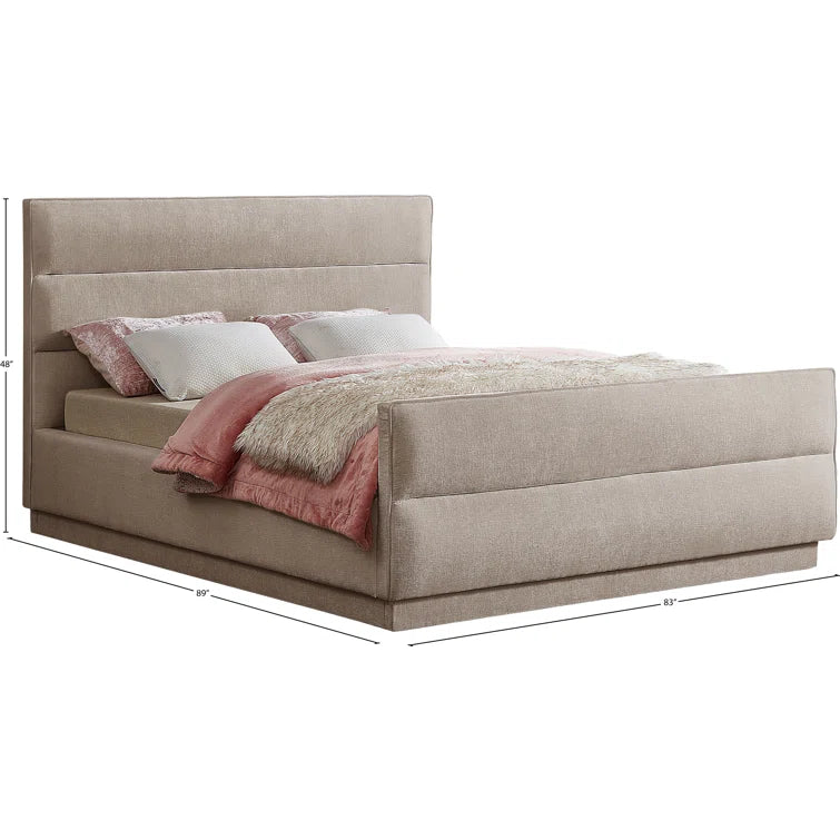 Holdon Tufted Upholstered Standard Bed OUCH CART