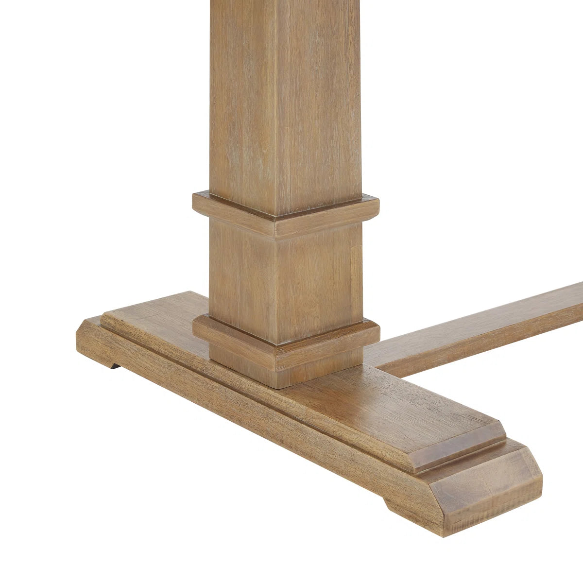 Hudson Trestle Dining Table with Upholstered and Wood Chairs