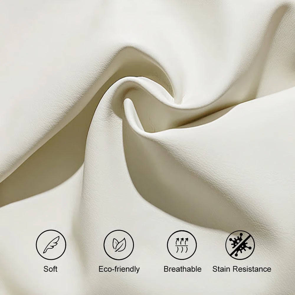 Humply Vanity Set – Modern PU Leather Dressing Table with LED Mirror & Stool