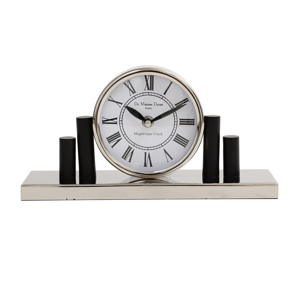 Harbor Hour clock in Silver- OUCHCART |