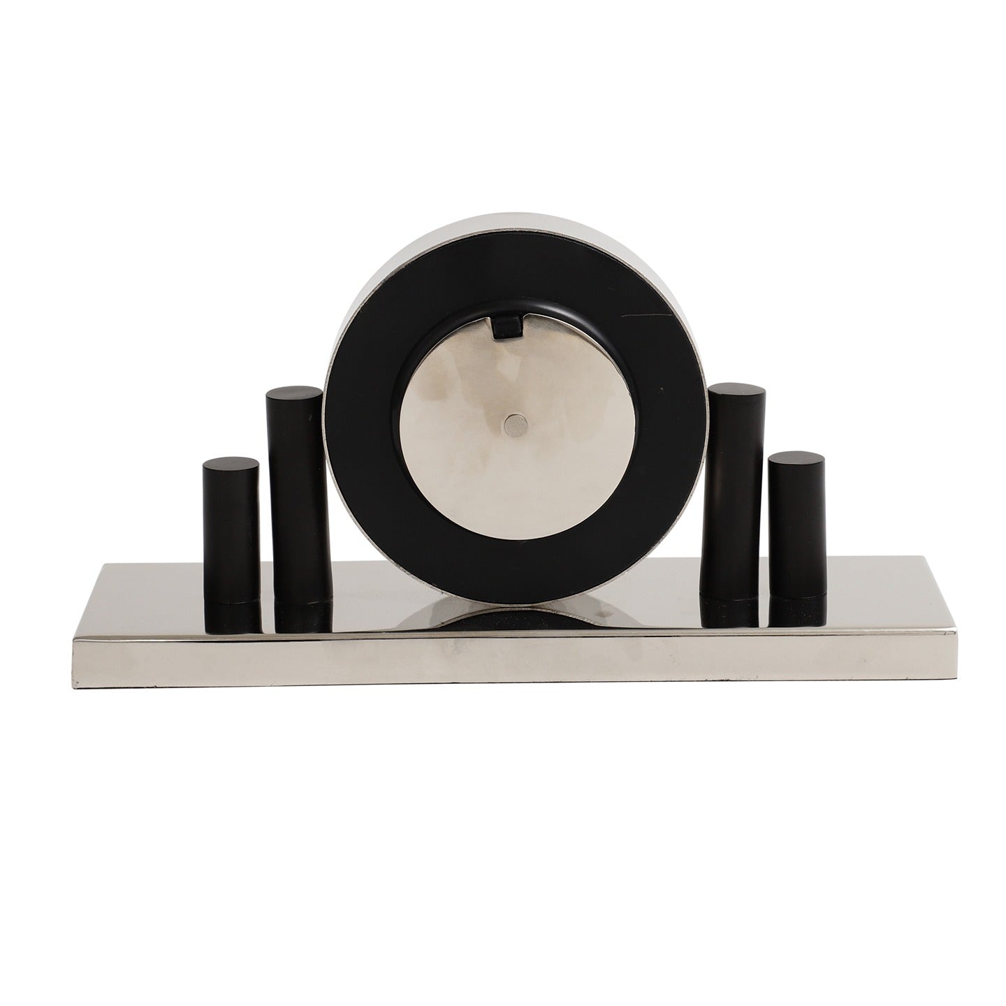 Harbor Hour clock in Silver