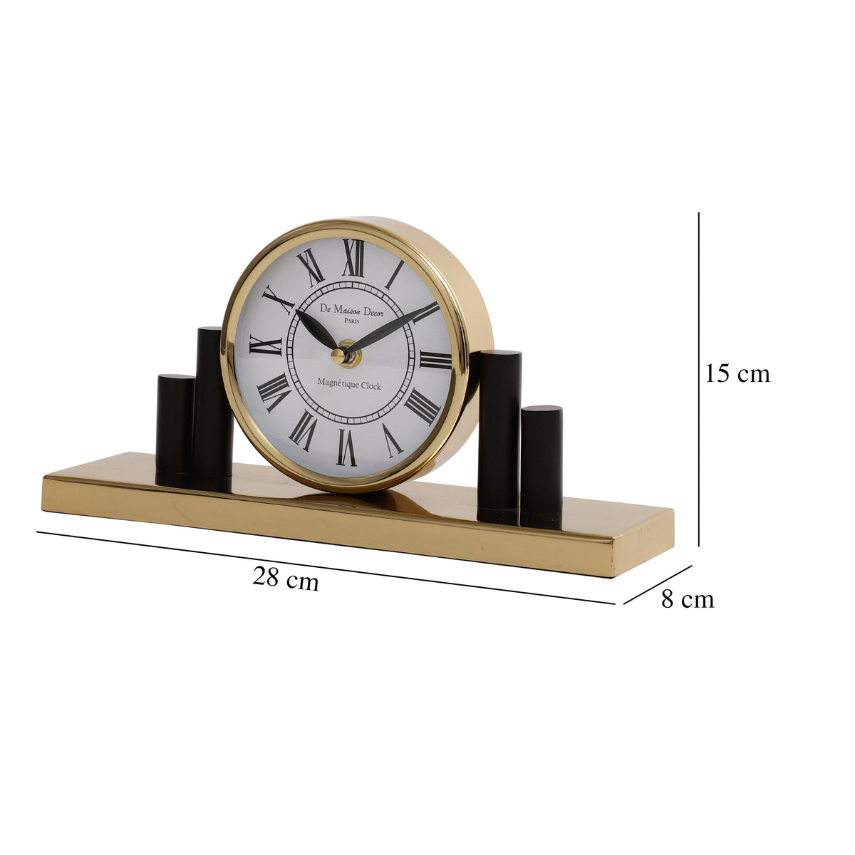 Harbor Hour clock in Gold M.M.I. OVERSEAS