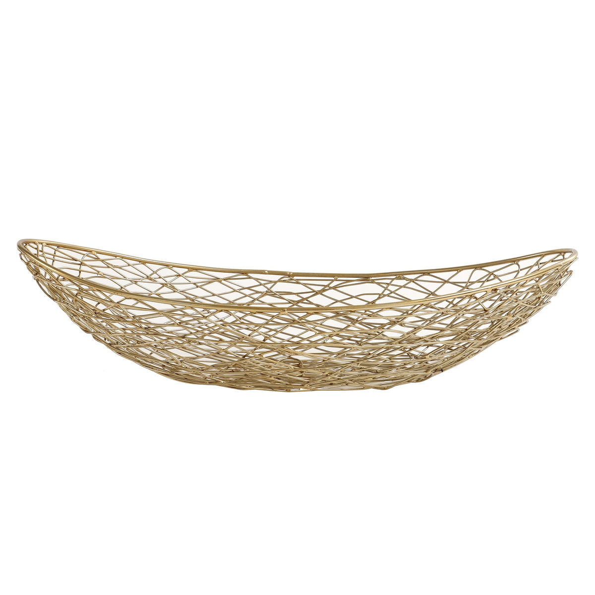 Vivian Basket small size in gold M.M.I. OVERSEAS