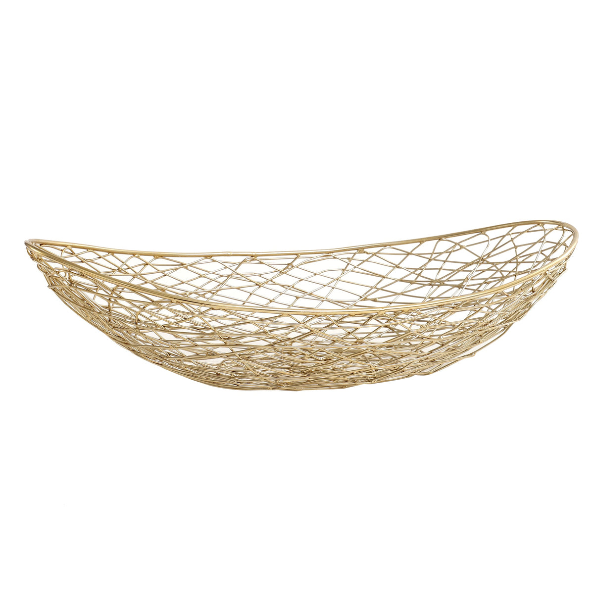 Vivian Basket small size in gold M.M.I. OVERSEAS