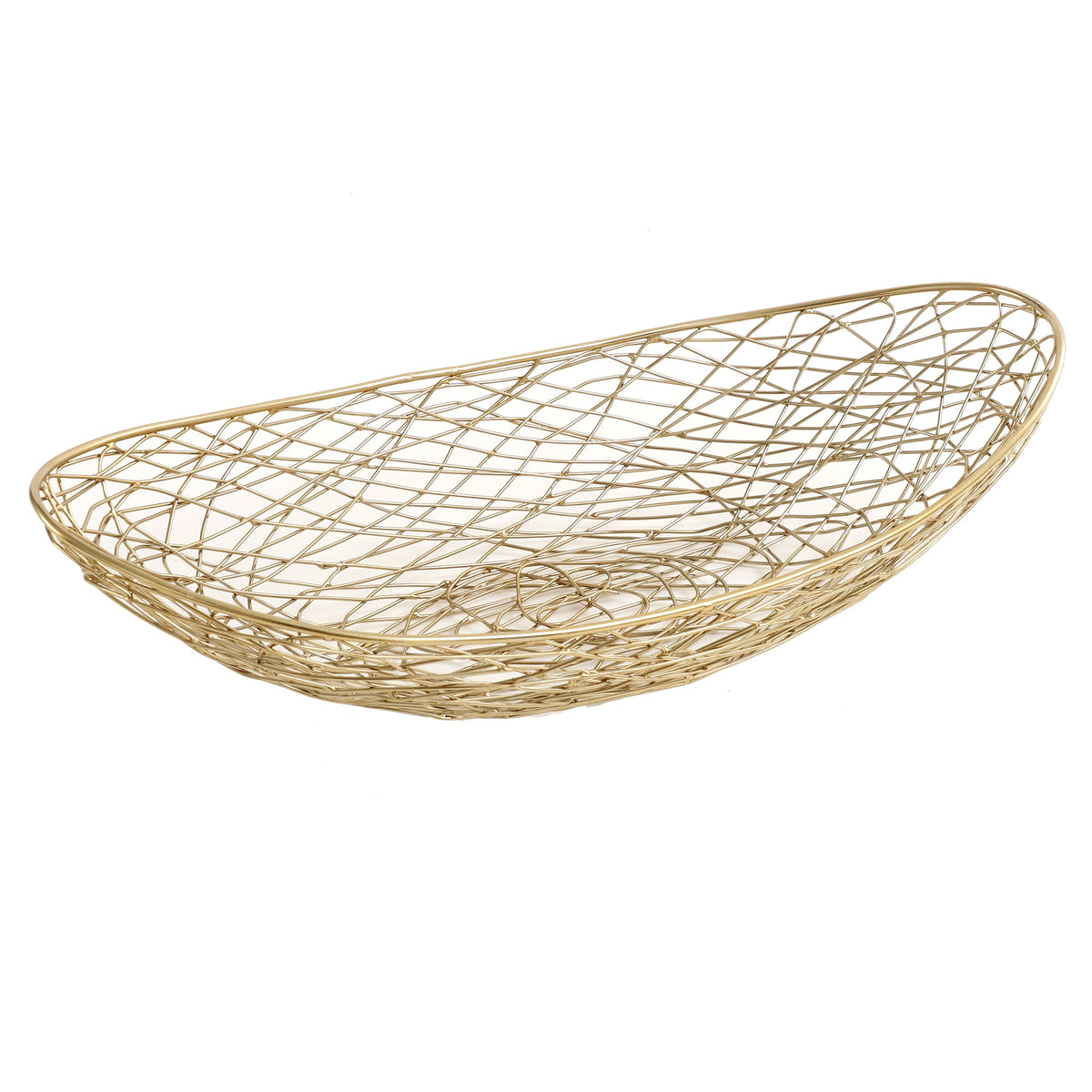 Vivian Basket small size in gold M.M.I. OVERSEAS