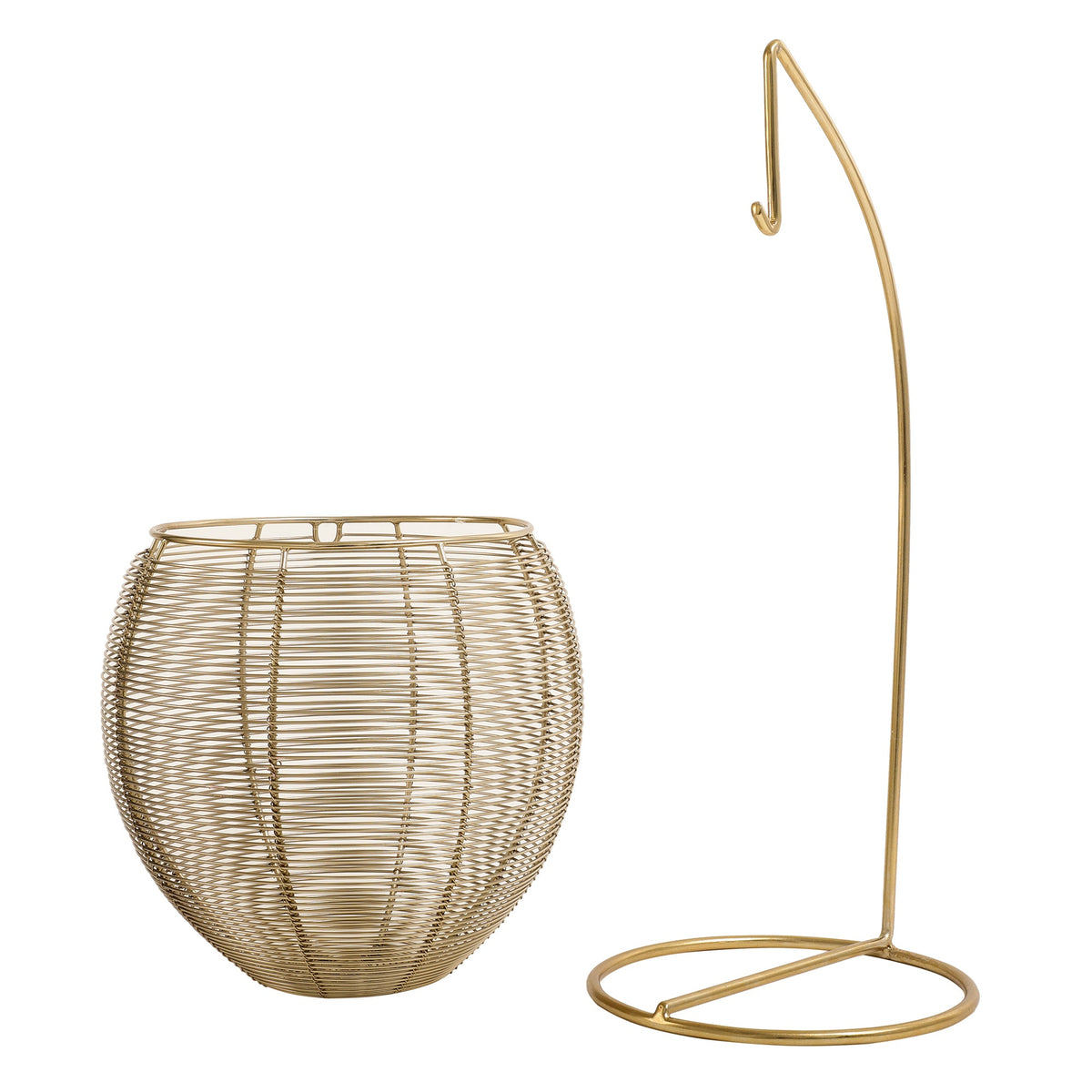 Skye's Fruit & Bread Basket in Gold finish M.M.I. OVERSEAS