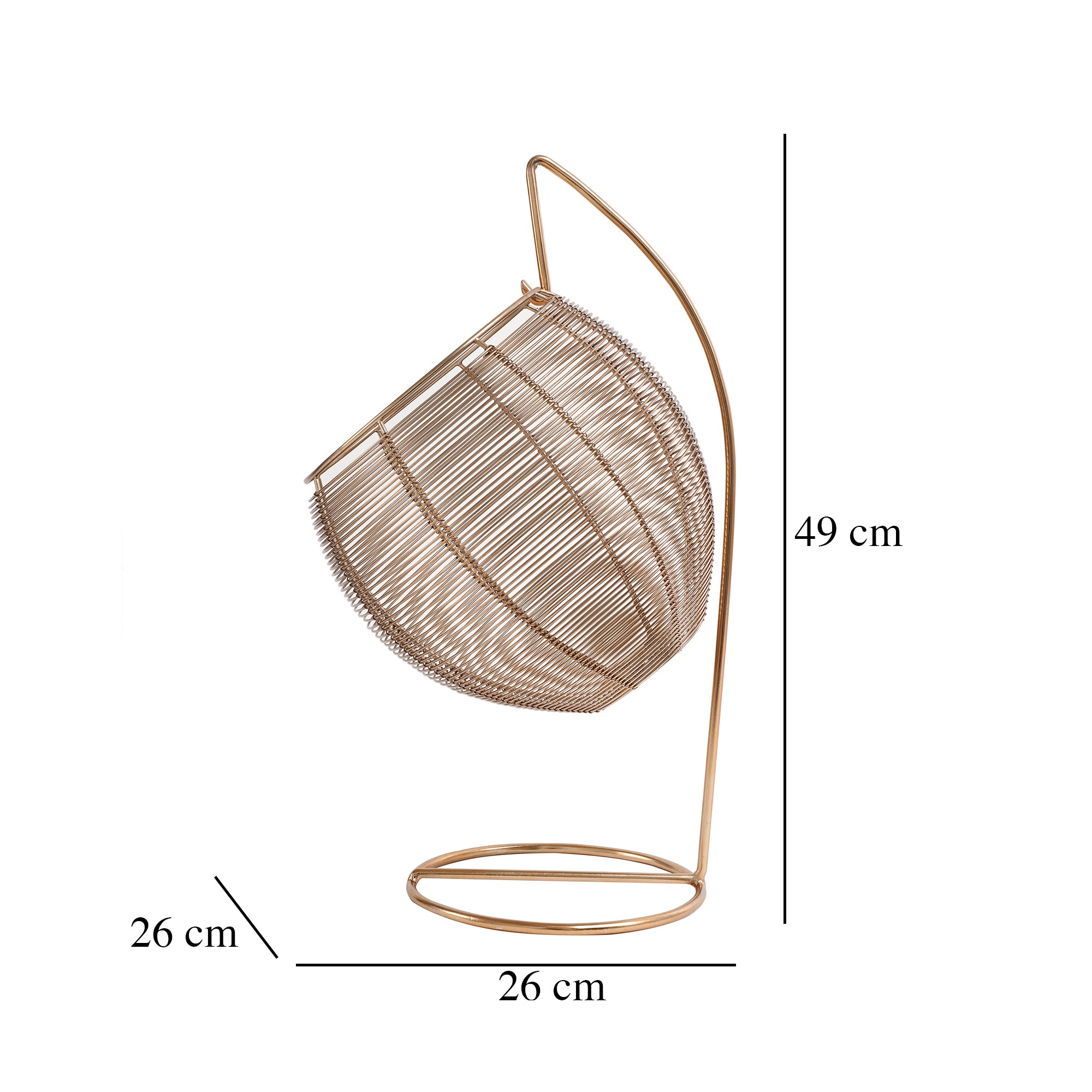 Skye's Fruit & Bread Basket in copper finish M.M.I. OVERSEAS