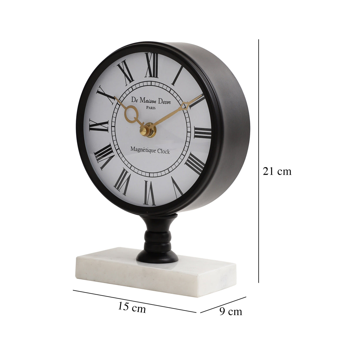 Seraphic Marble Timepiece in black M.M.I. OVERSEAS
