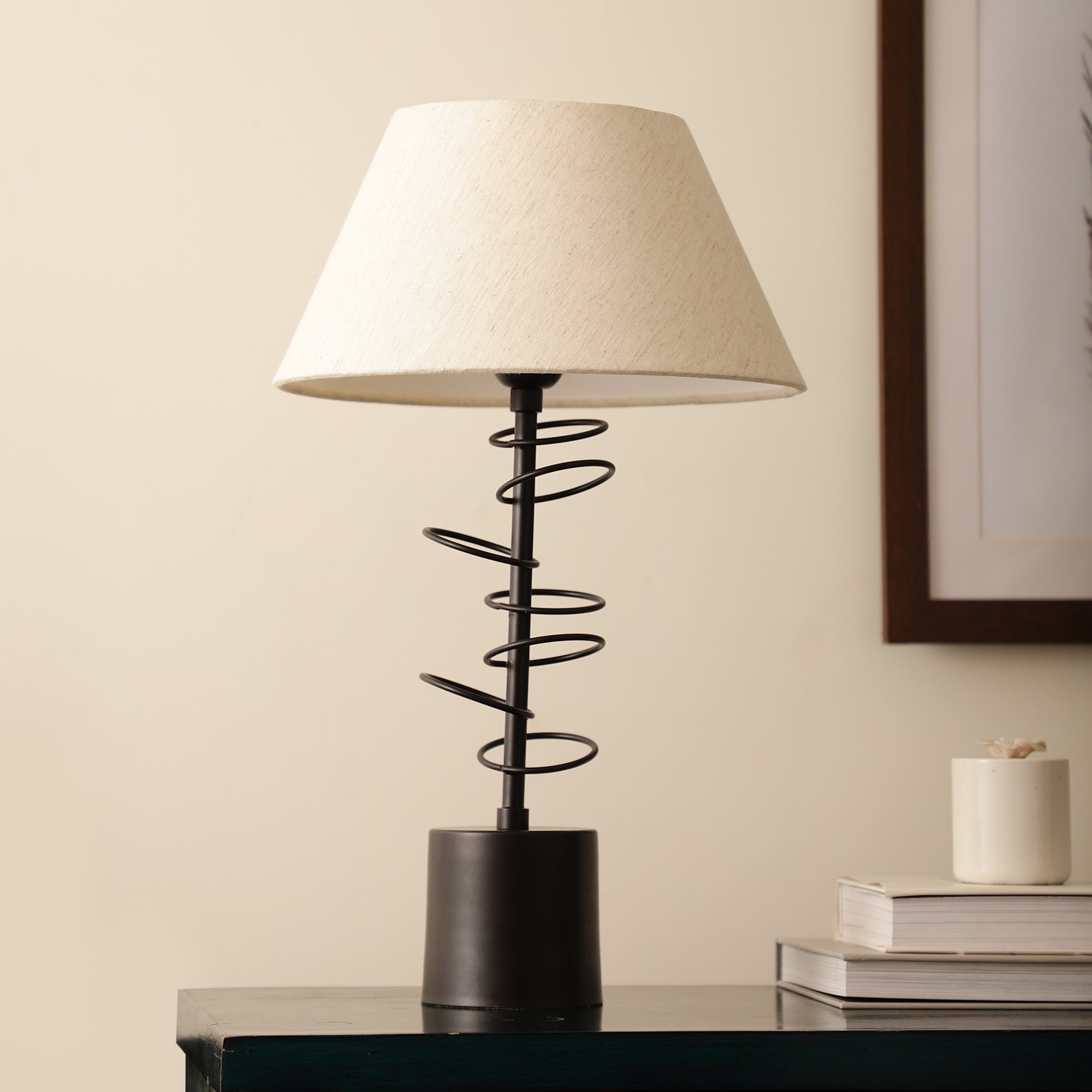 Cascading rings lamp black M.M.I. OVERSEAS