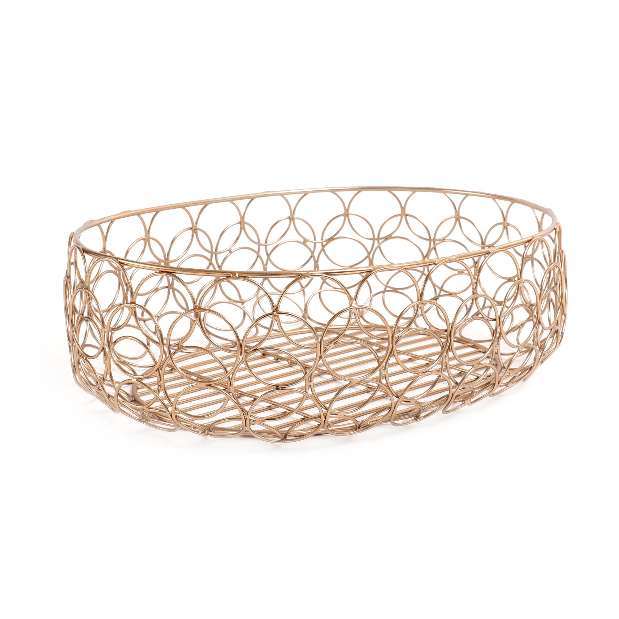 Meza Basket Copper Finish