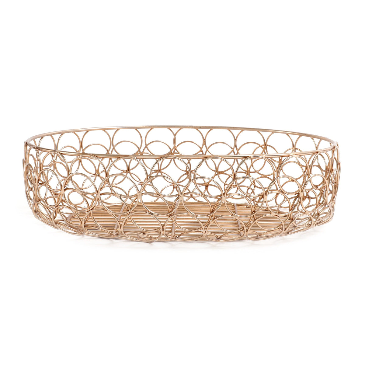 Meza Basket small size in copper M.M.I. OVERSEAS
