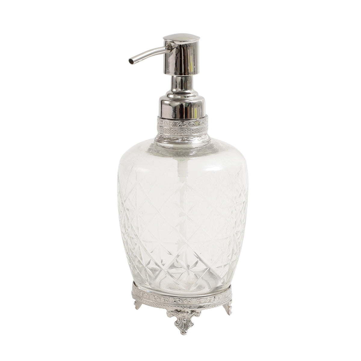 Starlight crystal Cut dispenser in silver M.M.I. OVERSEAS