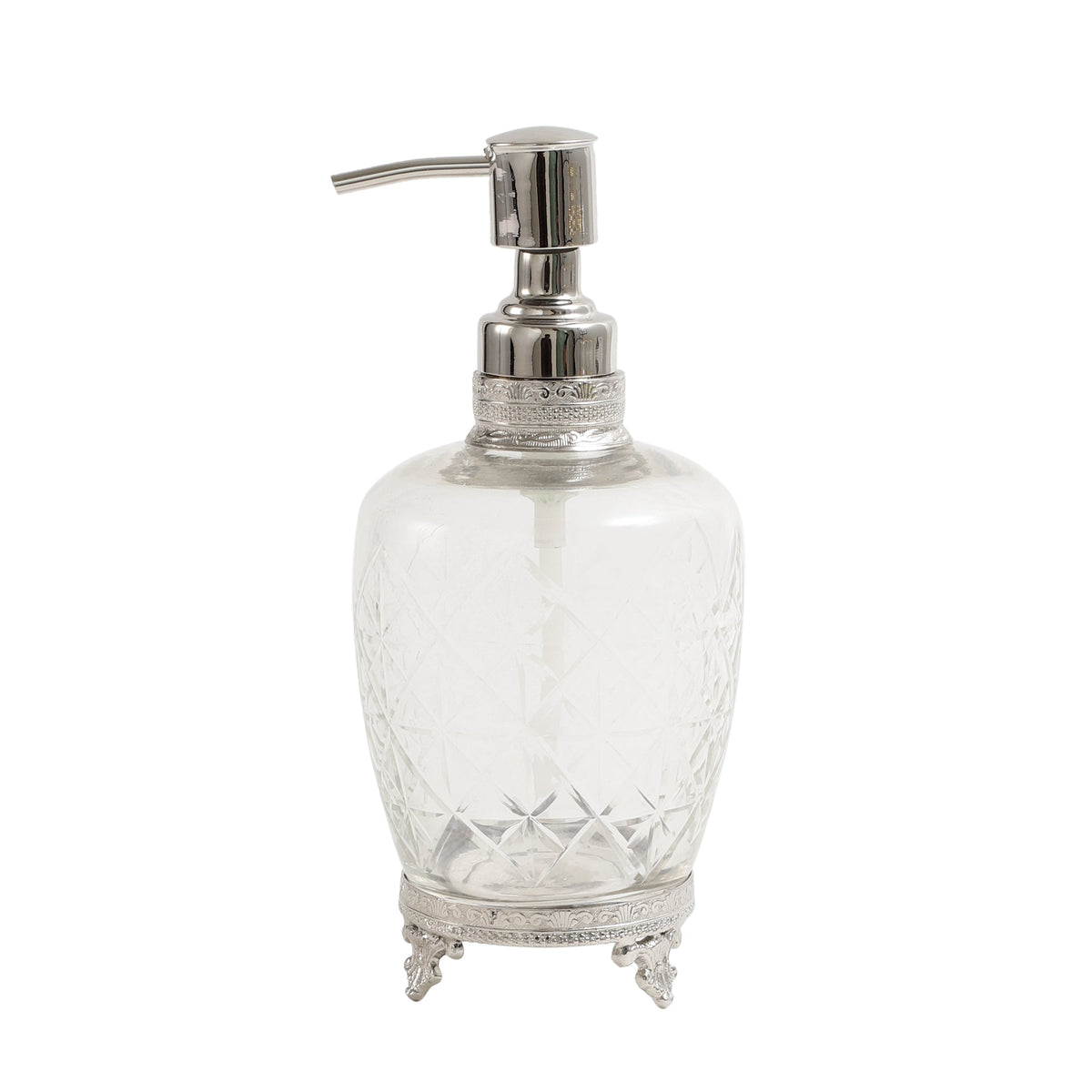 Starlight crystal Cut dispenser in silver M.M.I. OVERSEAS