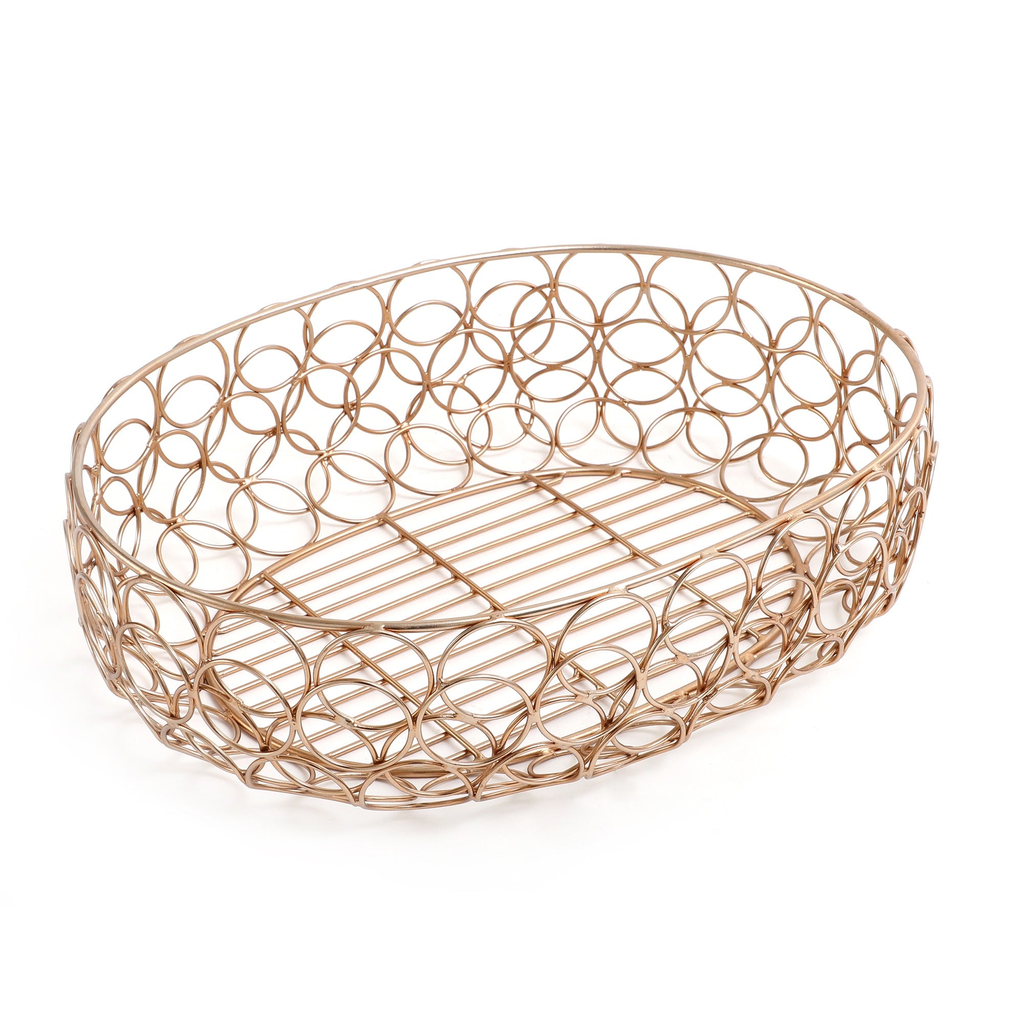 Meza Basket small size in copper - OUCHCART