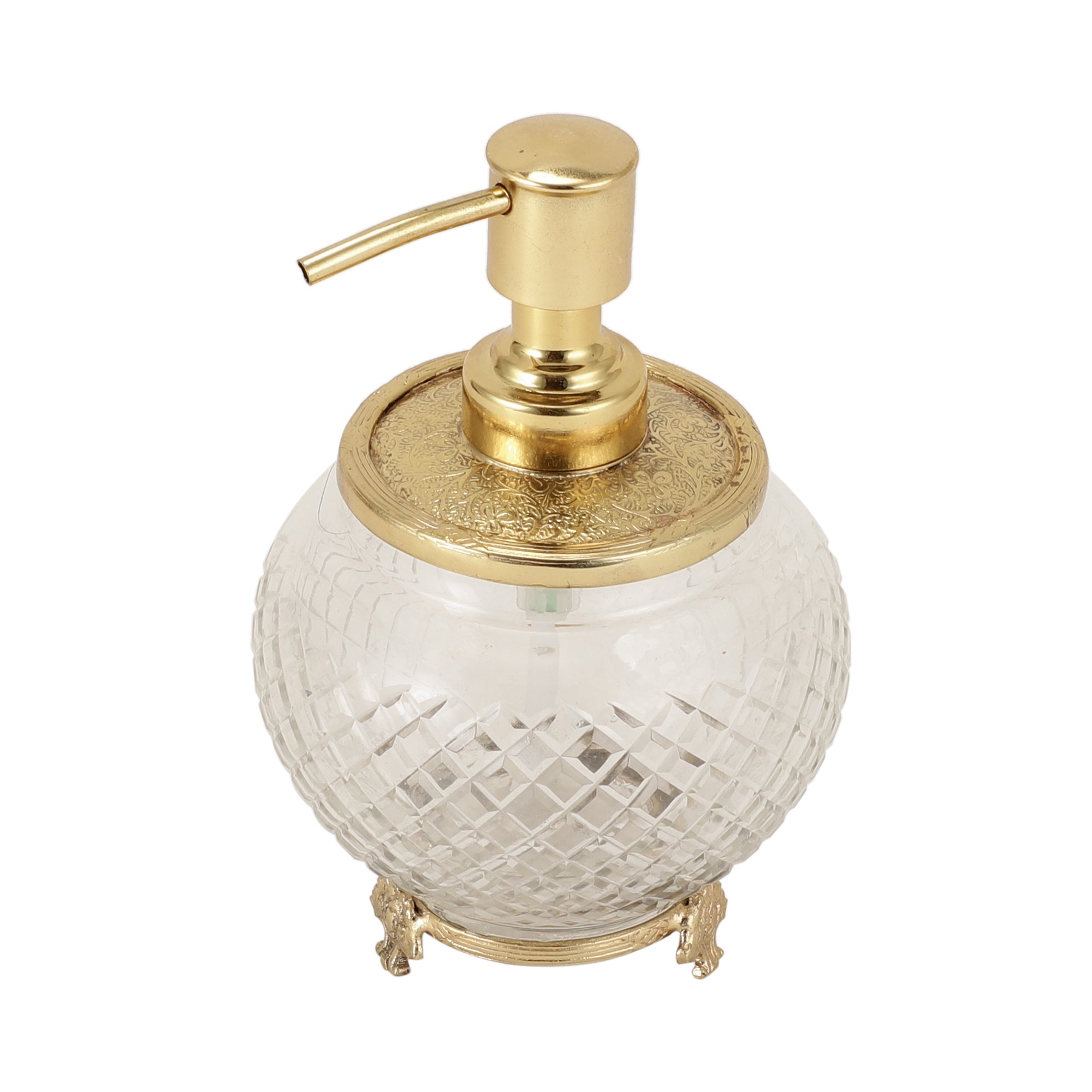 Ava crystal Cut dispenser in gold M.M.I. OVERSEAS