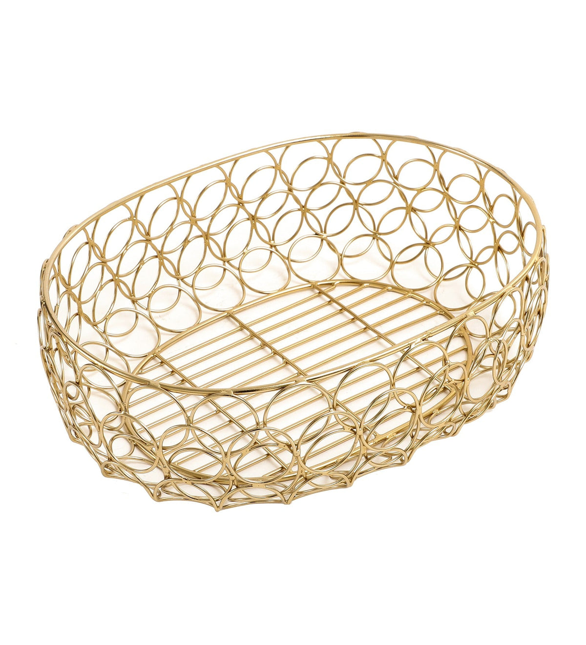 Meza Basket small size in copper M.M.I. OVERSEAS
