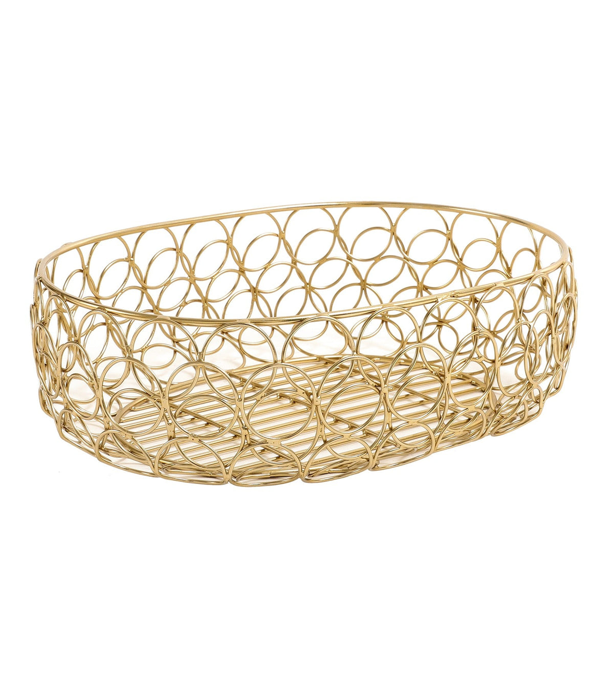 Meza Basket small size in copper M.M.I. OVERSEAS