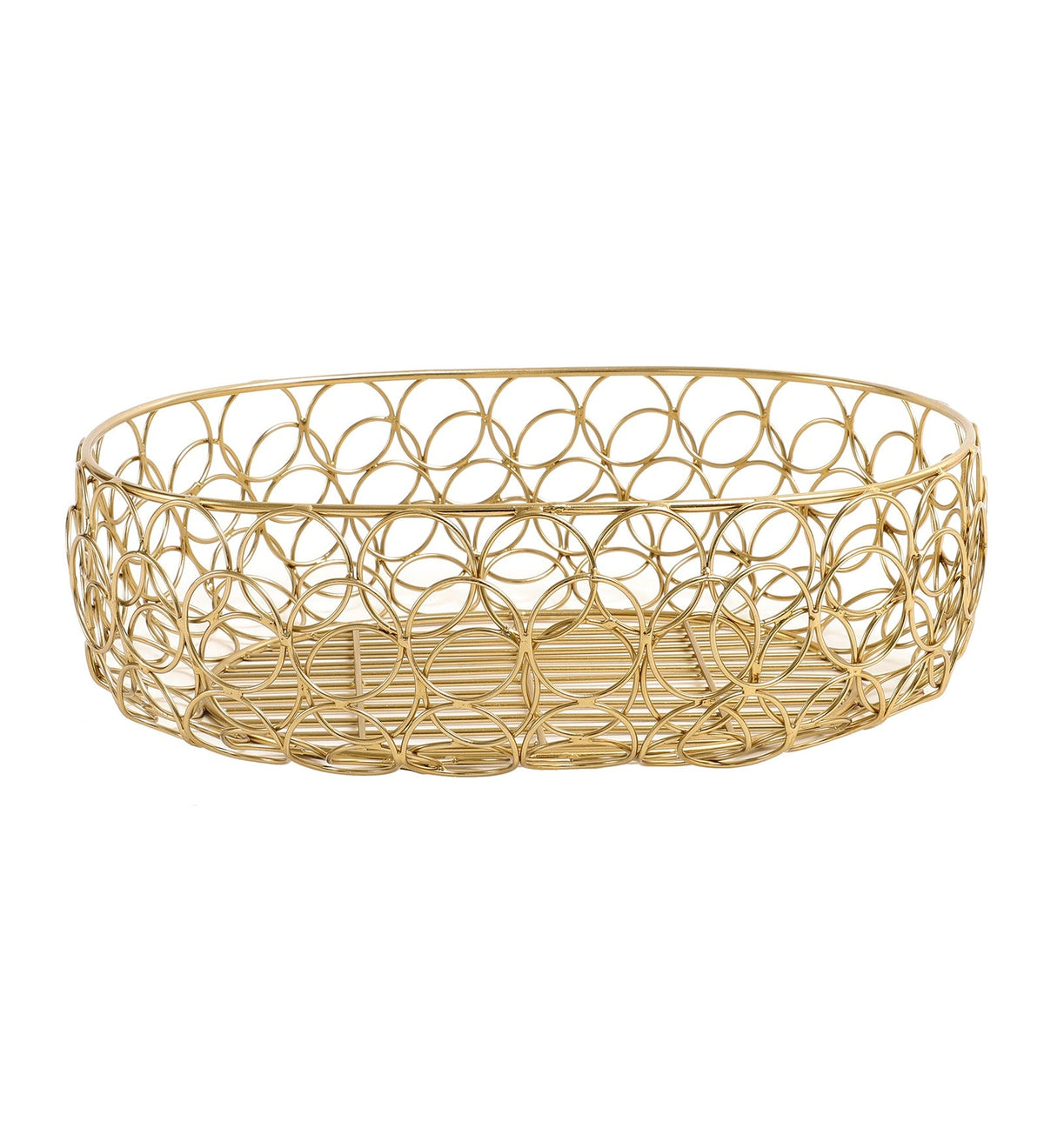 Meza Basket small size in copper M.M.I. OVERSEAS
