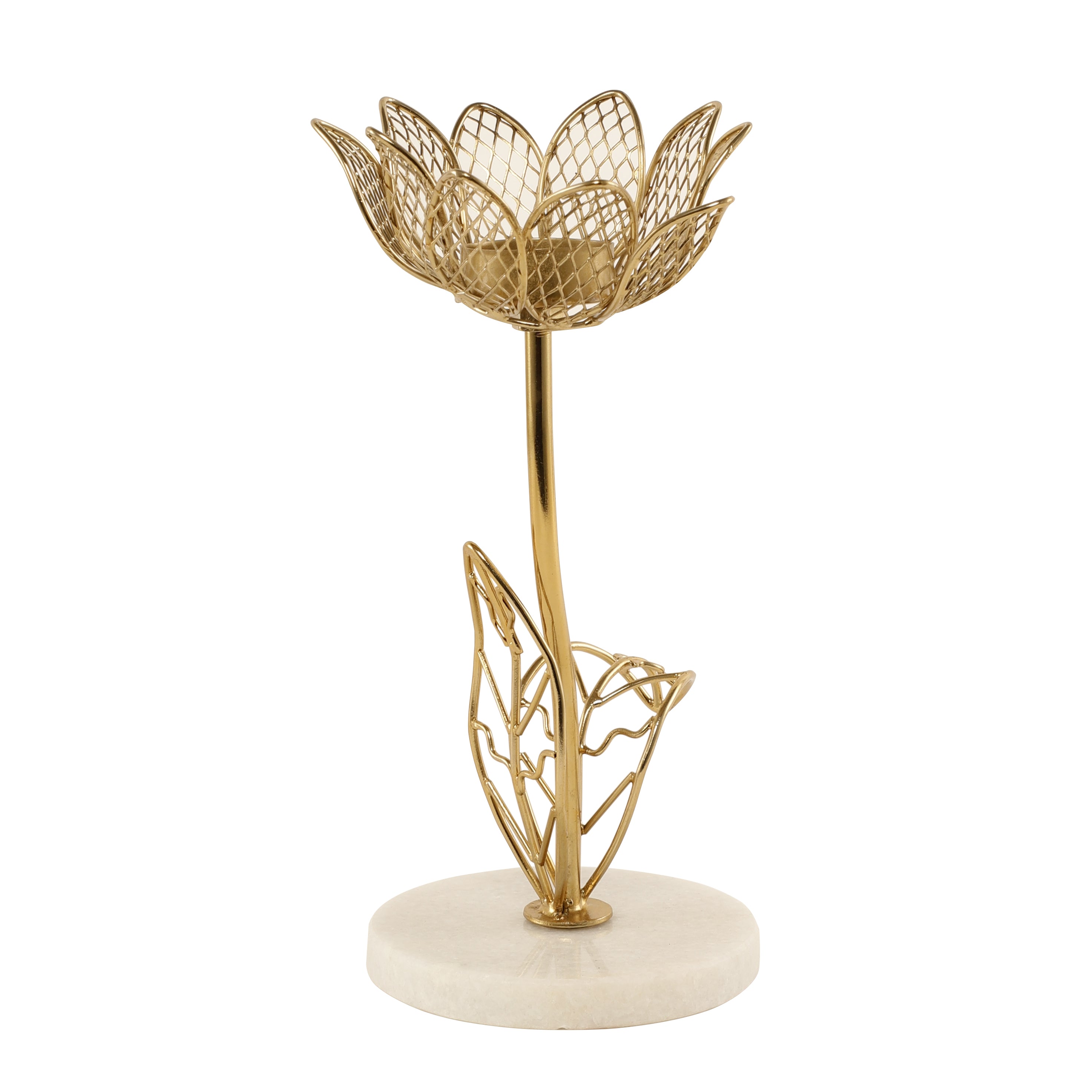 Kamal Marble tealight candle holder M.M.I. OVERSEAS