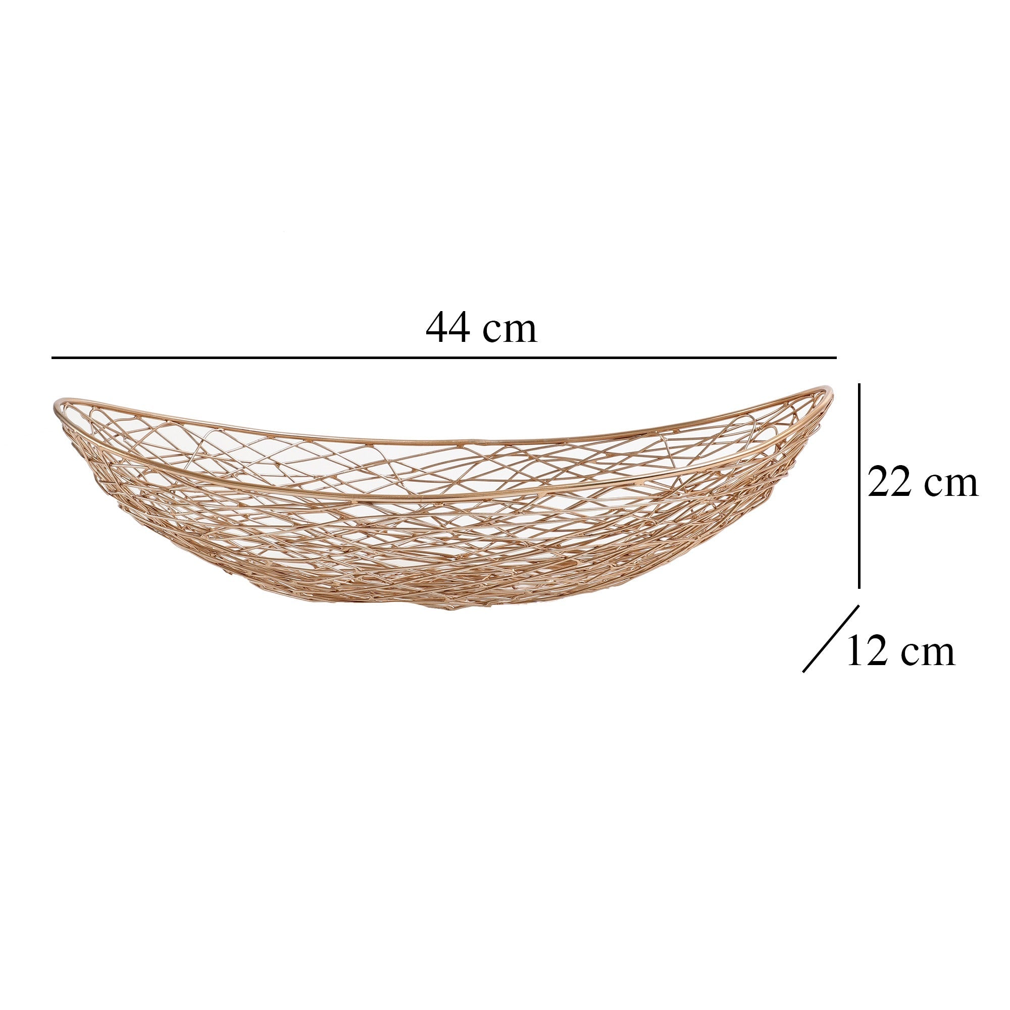Vivian Basket in copper M.M.I. OVERSEAS