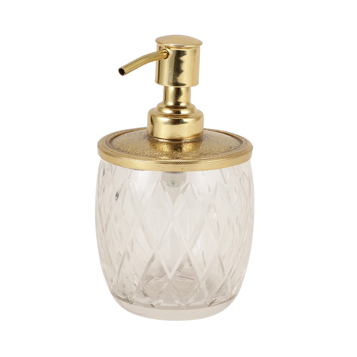 Ava cystal cut dispenser in black M.M.I. OVERSEAS